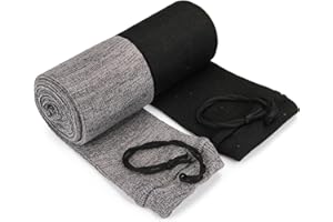 VicBre Silikon Behandelt Waffensocken, 137 x 10 cm elastisches Design Strickpistole Sockenhülse für Gewehre und Schrotflinten ohne Zielfernrohre, Kordelzug Verschluss Gun Protection Zubehör