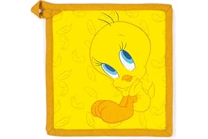 Excelsa Tweety Topflappen, 20 x 20 cm, Futter 100% Baumwolle, Füllung aus Polyester