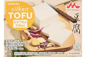 ‎MORI-NU MORI-NU Seidentofu - Extra Fester Tofu aus Sojabohnen – vielseitig einsetzbar – 1 x 349 g