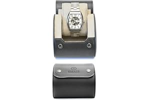 M MIRAGE LUXURY TRAVEL Watch Case for Men - Watch Roll Travel Case - Storage Organizer and Display - Mirage Watch Roll Case…