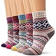 Moliker Wool Socks, Women Socks Winter Socks Vintage Soft Warm Socks for Winter