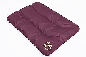 HobbyDog Hundematraze Schlafplatz Hundebett Tierbett Hundekissen Katzenbett XXL Bordeaux