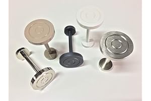 GLOBALCORPORATION Fermatenda reggitenda moderno fermatenda da muro gancio tenda ganci parete gancio per tende fermatende a muro raccogli tenda reggi tenda ambrasse per tende embrasse R305 (BIANCO, 16)