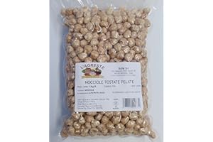 DRYFRUIT L'AGRESTE - NOCCIOLE TOSTATE PELATE - PRIMA SCELTA - Confezione da 1 Kg sottovuoto, confezione salvafreschezza