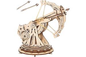 ROKR 3D drewniane puzzle dla dorosłych nastolatków oblężenie ciężka balilista