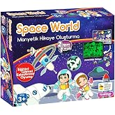 Todizoo Space World Manyetik Hikaye Oluşturma Kutu Oyunu