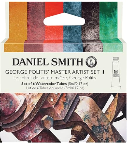 Daniel Smith Acquerello Extra Fine Tubo 15 Ml – Colore Raw Sienna, Semitrasparente E Granulante, Made In USA