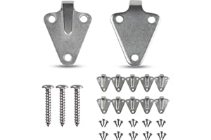 CARGO VA INTELLIGENT VEHICLE ACCESSORIES CargoVA® 10 ganci per teloni a tre fori con 30 viti - Ganci a stelo particolarmente resistenti alla ruggine - Ganci per reti, perfetti per fissare reti da rimorchio e teloni