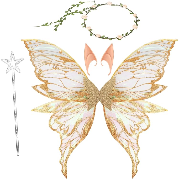 SSKHE Ailes De Fée, Ailes De Papillon Pour Femmes Et Filles