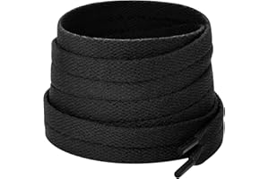 Stepace 2 Paires - Lacets Plats pour Chaussures, Lacets de Remplacement de 8 mm de Qualité Supérieure pour Chaussures de Sport, Chaussures de Ville