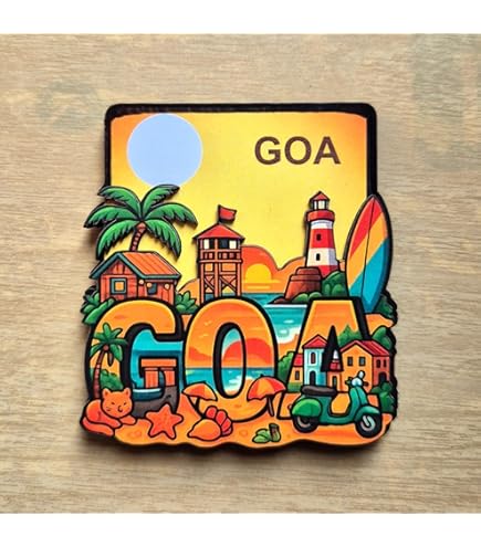 Magnete Frigorifero 3D A Forma Di Cucchiaio Con Souvenir Di Goa, India - Regalo Turistico - 3