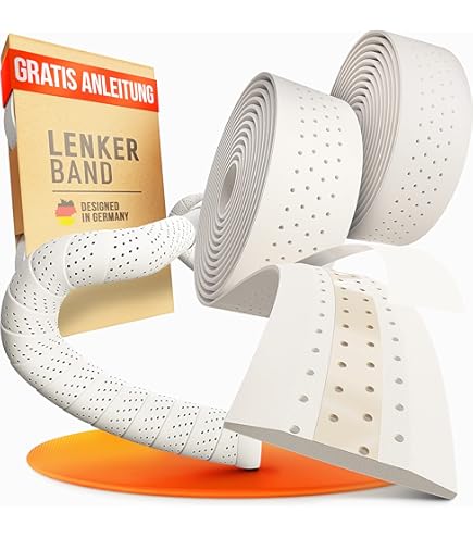 Gusti Fausto C stuurband van echt leer voor de fiets, 200 cm, greepband