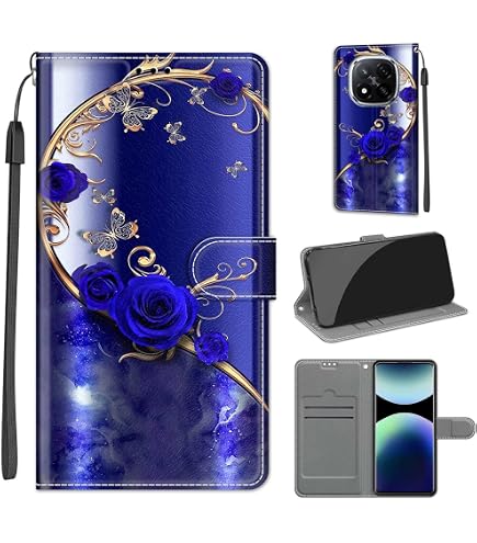 GOKEN Cover Portafoglio Per Xiaomi Redmi Note 14 Pro Plus 5G - Custodia In Pelle Sintetica Con Silicone Antiurto, 3 Slot Carte E Supporto, Nero