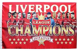 PARTISAN Liverpool Champions Flagge, groß, 1,5 x 0,9 m, 2019/20