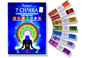 Divine Magick Chakra-Räucherstäbchen, 15 g, 7 Packungen