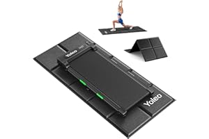 YOLEO Treadmill Mat Walking Pad Mat for Carpet, 160×75cm Foldable Exercise Equipment Mats - 6mm Thick Non-Slip, Shock Absorbing, Hardwood Floor Protection for Exercise Bike/Weight Bench/Treadmill/Yoga