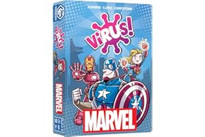 Tranjis Games Virus Marvel - Juego de Cartas - Super Héroes - 2 a 5 Jugadores - Edad Mínima 8 años - Idioma Español