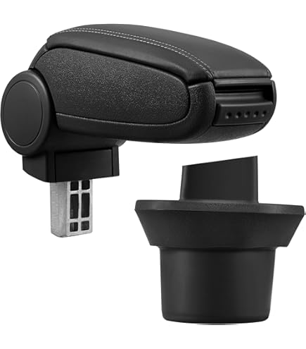 Apline Center console Armrest for Renault Clio (5) 2020-2024 Leatherette BLACK