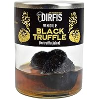 Ganze Schwarze Trüffel von Dirfis | In Trüffelsaft konserviert | Höchste Qualität | 50g