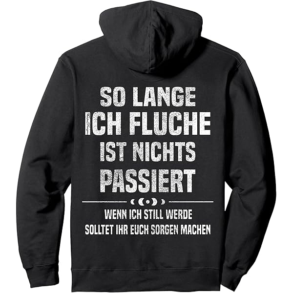 Ich Bin Nichts Für Schwache Nerven Hoodie - Spruch Pullover Für Damen