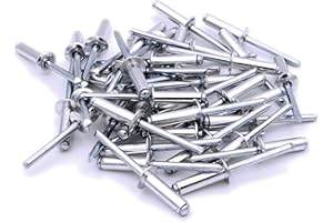 SINGULARITY SUPPLIES M6.4 (6.4mm x 18mm) Dome Blind Rivet - Aluminium (Pack of 40)