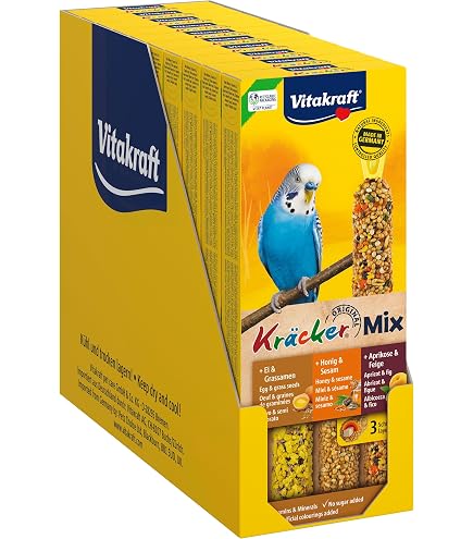 Friandises Bâtonnets Pour Perruches Et Perroquets - 2 Bâtonnets - Aide à L'usure Du Bec Et Récompense éducative