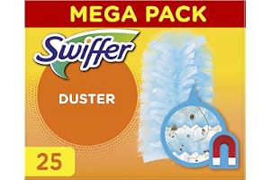 Swiffer Duster Piumini Cattura Polvere, 25 Piumini, Cattura e Intrappola Polvere