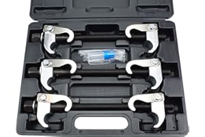 IUSOT all4car wt-2161 Federspanner-Satz 3-tlg. Trapezgewinde Sicherheitsbügel Spannbereich 250 mm