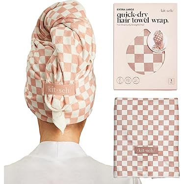 Microvezel haardrogende handdoek wrap super absorberende tulband snelle droge salon voor nat krullend lang en dik haar (groen