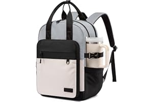 LOVEVOOK School Backpack Womens, Waterproof Laptop Rucksack Bag for Women 15.6 Inch, Fashion Ladies Backpack Casual Daypack for College Work Travel Teacher