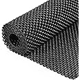 HuaJiao Multipurpose Non Slip Mat, 80x130 cm Anti Slip Rug Underlay Non Slip Matting Roll Anti Slip Rug Gripper Roll Pad Cuttable Carpet Underlay Drawer Liners Mat for Home Office Cars(Black)