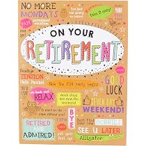 Old English Co. Ruhestandskarte 'Happy Retirement' – Blanko Innen, Mit Umschlag, Geschenk Für Kollegen