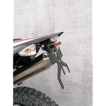 Portatarga Reclinabile GroFaTec Evo Per Aprilia RX125/SX125 2018-2022 - Vernice Polvere, Senza Obbligo Registrazione - Foto 4