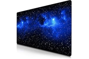 TITANWOLF - Alfombrilla de Ratón de Gran Tamaño 1200x600mm - Mouse Pad Gaming XXXL – Motivo Space - Precisión y Velocidad en Juegos - Antideslizante - Superficie de Tejido - para Ratón y Teclado