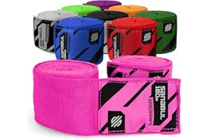 Sanabul 450 cm Professional Elastic Bandages for Boxing, Kickboxing, Muay Thai, MMA