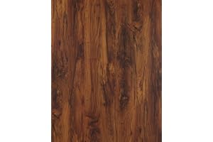 VANISA Vinilo adhesivo con efecto de madera, 60 x 1000 cm, papel tapiz autoadhesivo de madera marrón, papel de contacto para muebles, película decorativa vintage para pared, muebles, estantes, encimeras,