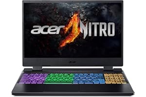 ‎ACER Acer Nitro 5 (AN515-58-794N) Gaming Laptop | 15, 6" FHD 144Hz Display | Intel Core i7-12700H | 16 GB RAM | 1 TB SSD | NVIDIA GeForce RTX 4060 | Windows 11 | QWERTZ Tastatur | schwarz