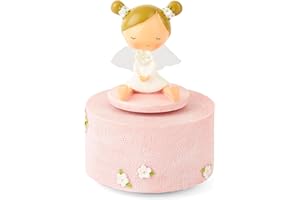 MOUSEHOUSE GIFTS Splendida fata scatola musicale carillon ideale come regalo di compleanno per bimbe piccole o bambine appena nate