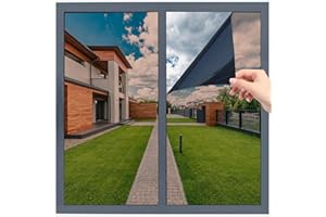 VeloZenith Pellicola per Vetri Finestre Privacy,Pellicola Adesiva per Vetri Adsorbimento Elettrostatico,Pellicola Autoadesiva per Finestre,Anti-UV,Adatto per Ufficio, Camera da Letto, Bagno(60 * 600)