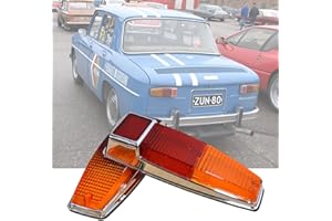 BAJATO APSMOTIV Lentille de feu arrière vintage pour 8 Alpine A110 Gordini 1300 RSL Classic – Combinaison de feux arrière rétro, classiques, antiques et démodés