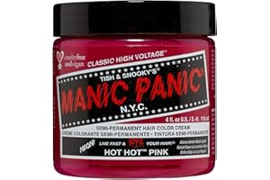 ‎MANIC PANIC Manic Panic Hot Hot Pink Classic Creme, vegan, tierversuchsfrei, semipermanente Haarfarbe, 118 ml