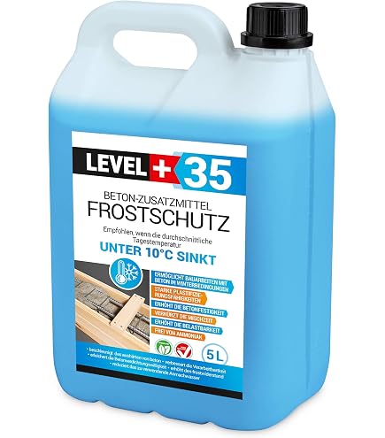 ISOLBAU Betonverflüssiger FM-BV – 25 L (5x5L), Flüssiger Plastifizierer, EN 934-2 T2, Made In Germany