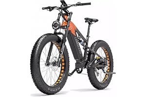 LANKELEISI RV800 Plus Vélo électrique pour Adultes, 26" x 4.0" Fat Tire VTT Batterie Lithium 48V 20Ah Autonomie Autonomie Gusqu'à 150km (Pas),Amortisseur Hydraulique à Ressort Verrouillable Ebike