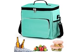 Tufa Bolsa Térmica, Bolsa Nevera Pequeña, Bolsa Almuerzo Plegable Impermeable, Bolsa de Picnic, Bolso Térmico Pequeña, Nevera Trabajo para Trabajo, Escuela, Picnic, Viajes, Camping