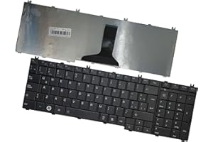AKGIFT Teclado de Computadora Portátil Compatible para Toshiba Satellite C650 C660 C655 C670 C675 C650D C660D C655D C670D C675D Latín