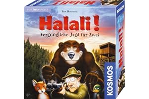 KOSMOS 691837 Halali! - Vergnügliche Jagd für Zwei, Spiel für Zwei Personen, Brettspiel für genau 2 Spieler ab 10 Jahren, Strategiespiel