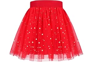 Sunny Fashion Filles Jupe Bleu Marin Perle Étoiles Pétillant Tutu Danse 4-12 Ans