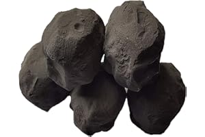 FIREBRANDDIRECT Large Cast Coals for Gas Fires/Living Flame Fire Black. Latest 2022 Design (20) - by Firebrand Direct