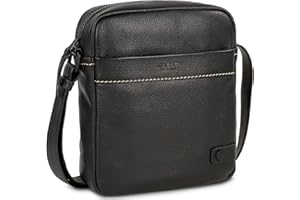 JASLEN - Sacoche Homme Cuir Bandouliere - Sacoche Cuir Homme avec Sangle Réglable - Sacoche Homme Bandouliere - Saccoche Homme Porte Documents - Sac Homme Bandouliere 313021