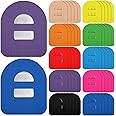 50 Pieces Adhesive Patches Compatible with Omnipod Shower Waterproof Pre-Cut Adhesive Patches with Strap Pre-Cut Sweatproof Tape Continuous Glucose Monitor Protection (Colorful)